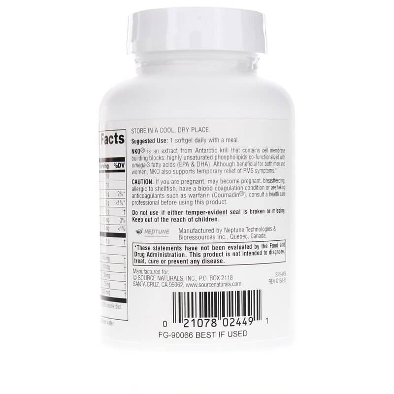 NKO Neptune Krill Oil 1000 Mg, 60 Softgels | Масло криля NKO Нептун 1000 мг, 60 гелевых капсул