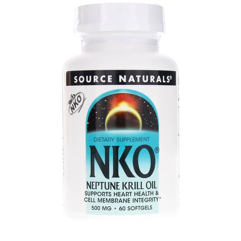 NKO Neptune Krill Oil 500 Mg, 60 Softgels | Олія криля NKO Нептун 500 мг, 60 гелевих капсул