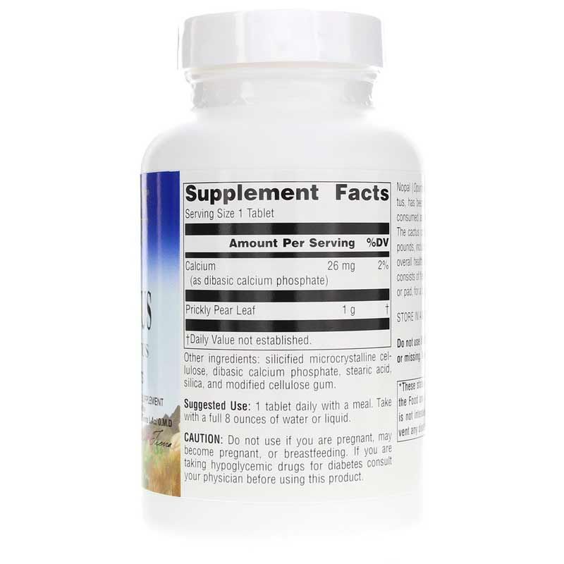 Nopal Cactus 1000 Mg Full Spectrum, 120 Tablets | Кактус нопала 1000 мг повний спектр, 120 таблеток
