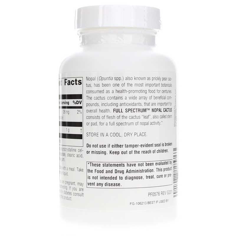 Nopal Cactus 1000 Mg Full Spectrum, 120 Tablets | Кактус нопала 1000 мг повний спектр, 120 таблеток
