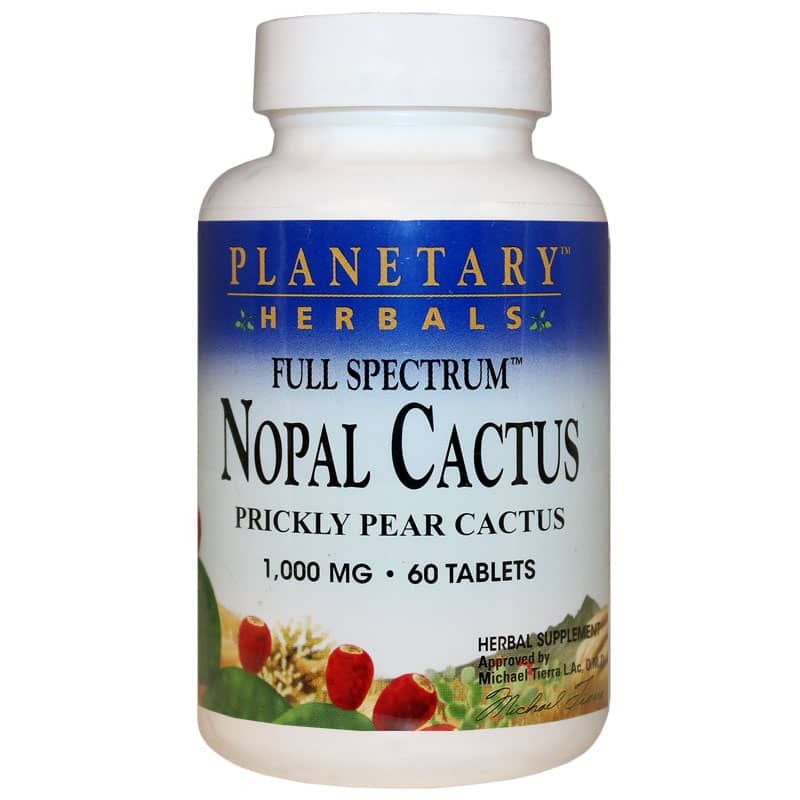 Nopal Cactus 1000 Mg Full Spectrum, 60 Tablets | Кактус нопала 1000 мг полный спектр, 60 таблеток