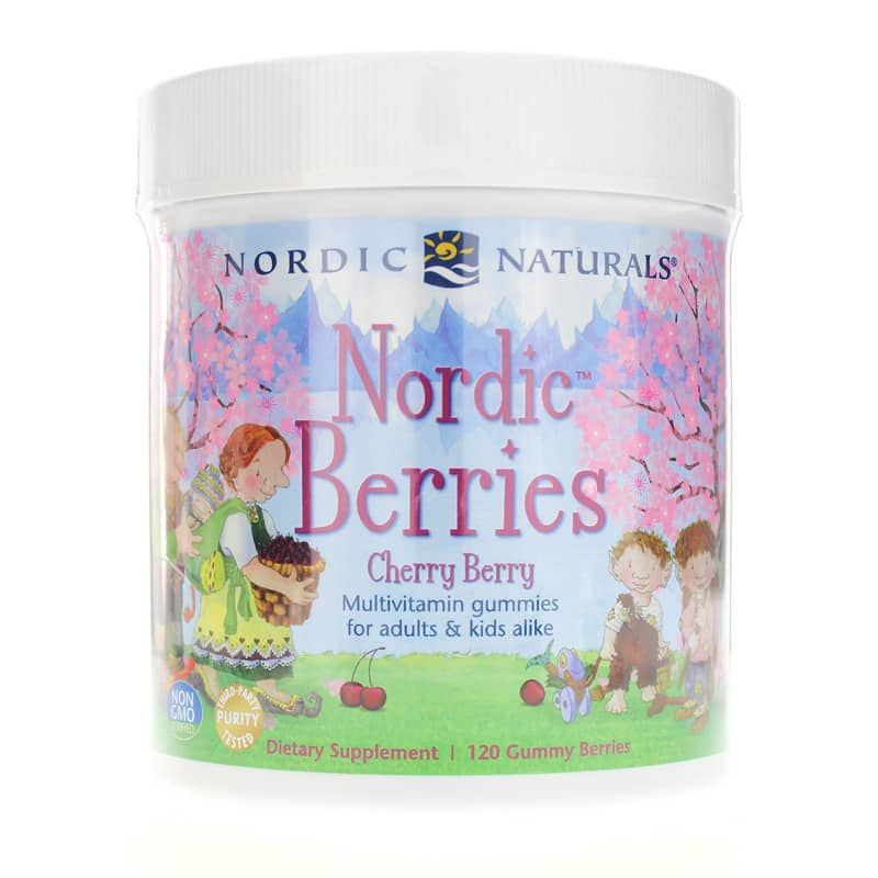 Nordic Berries Multivitamin, Cherry Berry, 120 Gummies | Мультивітамін "північні ягоди, Вишнева ягода, 120 жувальних гумок