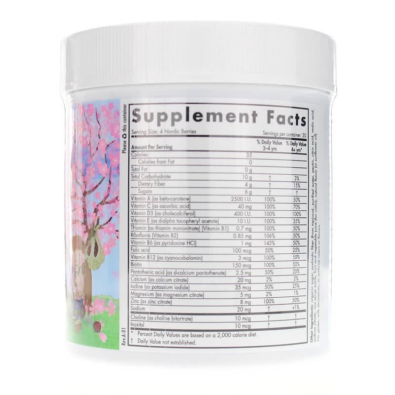 Nordic Berries Multivitamin, Cherry Berry, 120 Gummies | Мультивітамін "північні ягоди, Вишнева ягода, 120 жувальних гумок