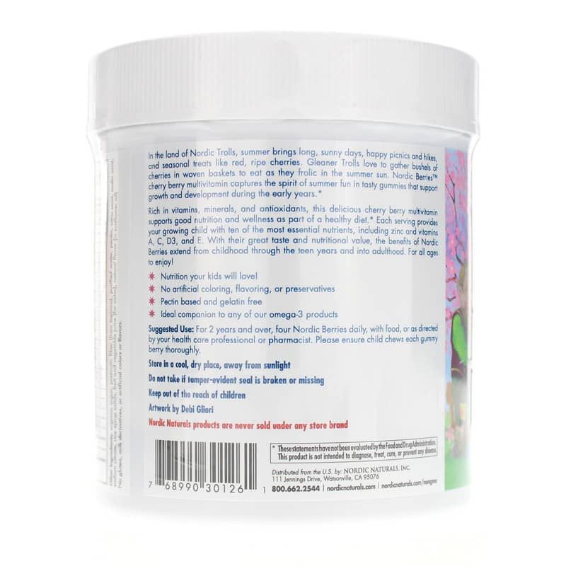 Nordic Berries Multivitamin, Cherry Berry, 120 Gummies | Мультивітамін "північні ягоди, Вишнева ягода, 120 жувальних гумок