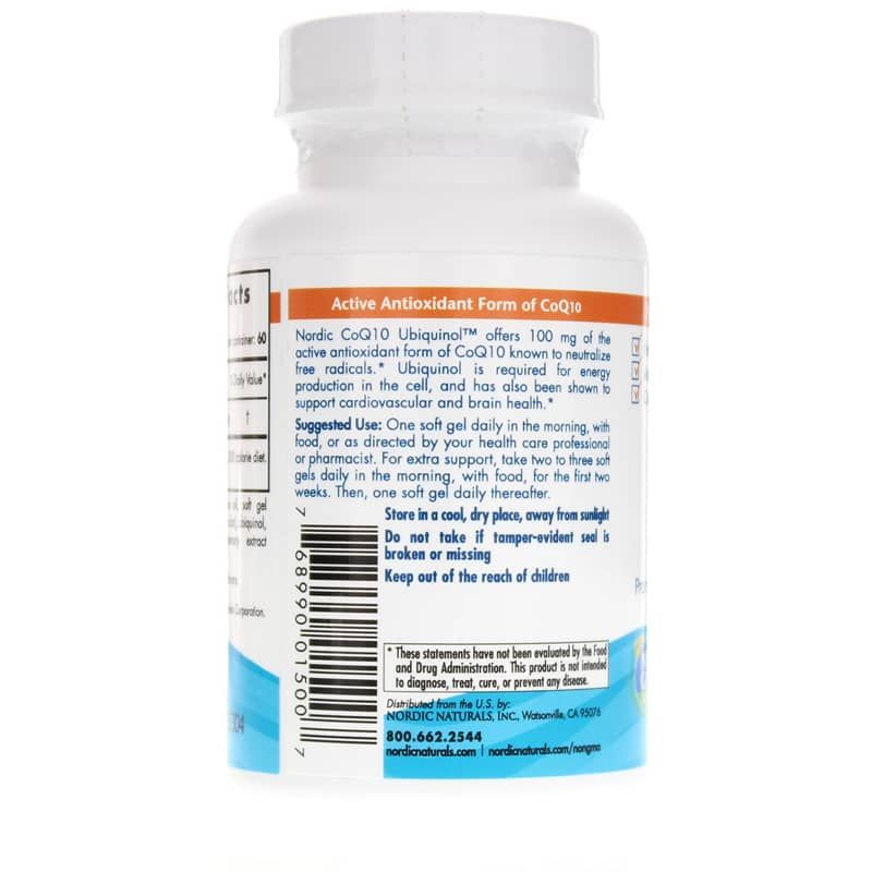 Nordic CoQ10 Ubiquinol | Нордичний убіхінол CoQ10