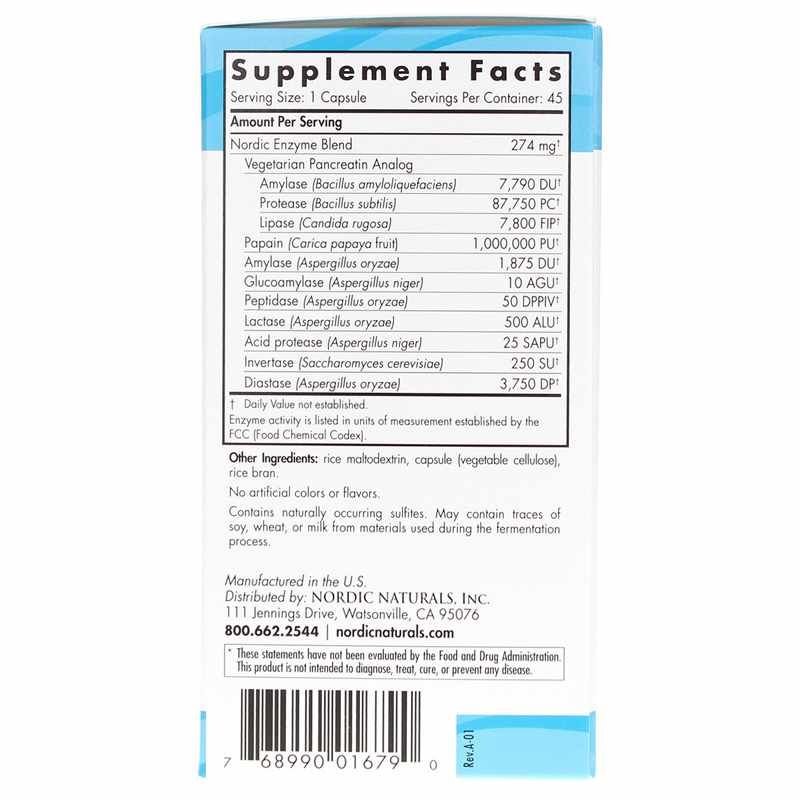 Nordic Flora Digestive Enzymes | Пищеварительные ферменты nordic flora