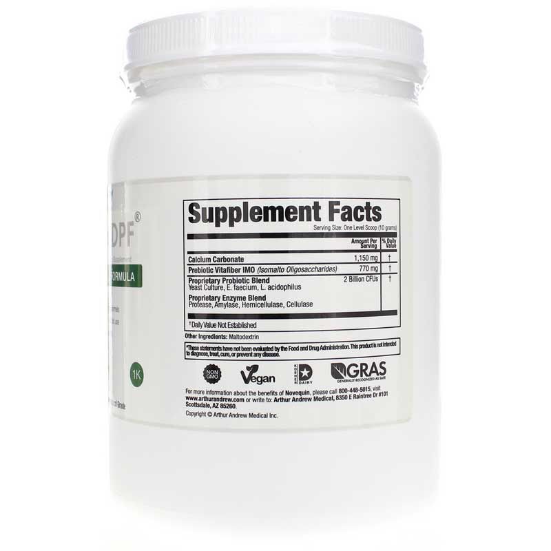 Novequin DPF Digestive Probiotic Formula, 1000 Grams | Формула пищеварительного пробиотика novequin DPF, 1000 грамм