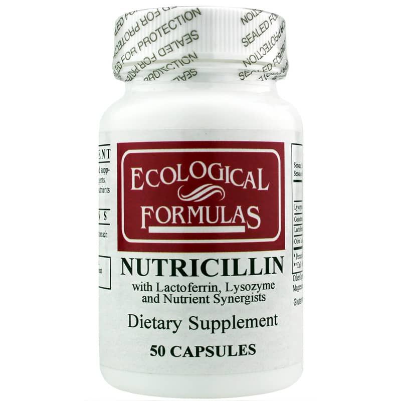 Nutricillin with Lactoferrin, Lysozyme and Nutrient Synergists | Нутрицилін із лактоферином, лізоцимом і синергістами поживних речовин