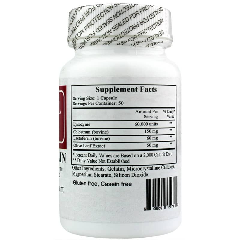 Nutricillin with Lactoferrin, Lysozyme and Nutrient Synergists | Нутрицилін із лактоферином, лізоцимом і синергістами поживних речовин
