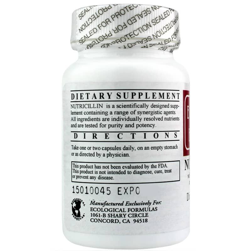 Nutricillin with Lactoferrin, Lysozyme and Nutrient Synergists | Нутрицилін із лактоферином, лізоцимом і синергістами поживних речовин