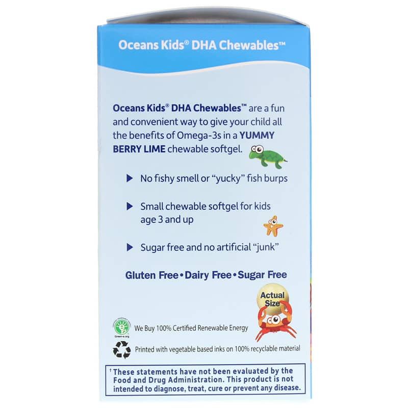 Oceans Kids DHA Chewables | Океаны детям DHA жевательные таблетки