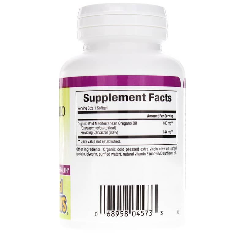 Oil of Oregano 180 Mg, 30 Softgels | Олія орегано 180 мг, 30 гелевих капсул