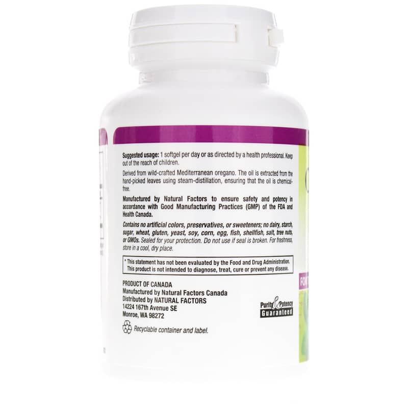 Oil of Oregano 180 Mg, 30 Softgels | Олія орегано 180 мг, 30 гелевих капсул