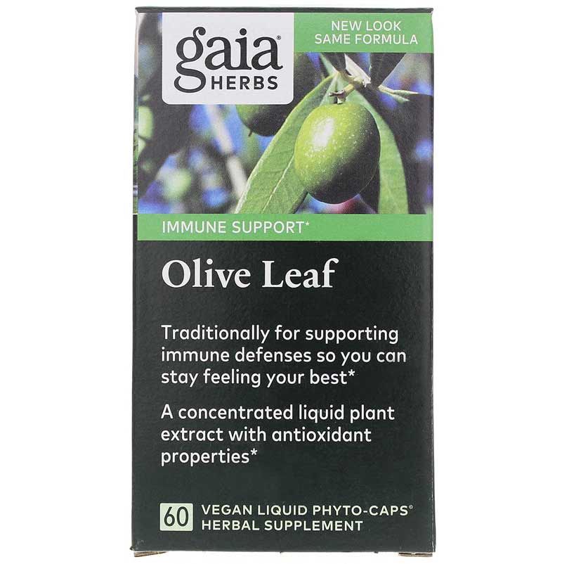 Olive Leaf, 60 Liquid Phyto Caps | Оливковый лист, 60 жидких фитокапсул