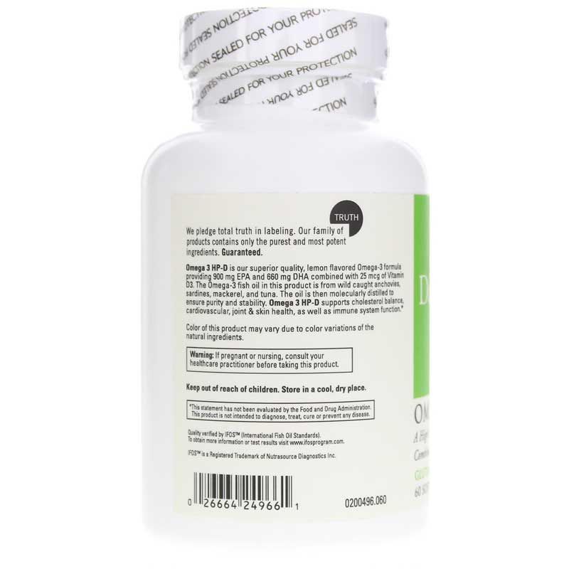Omega 3 HP-D, 60 Softgels | Омега 3 НР-D, 60 гелевых капсул
