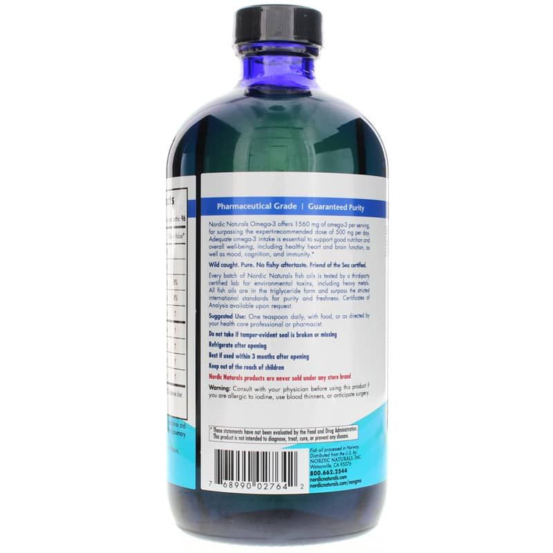 Omega-3 Liquid Lemon, 16 Oz | Омега-3 рідкий лимон, 16 унцій