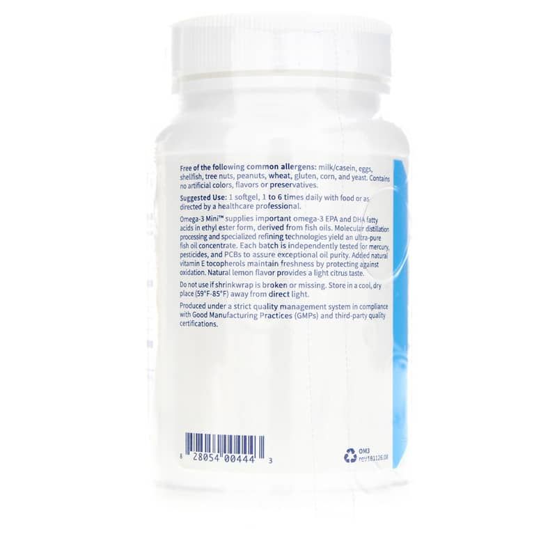 Omega-3 Mini Ultra-Pure Fish Oil | Омега-3 мини ультрачистый рыбий жир