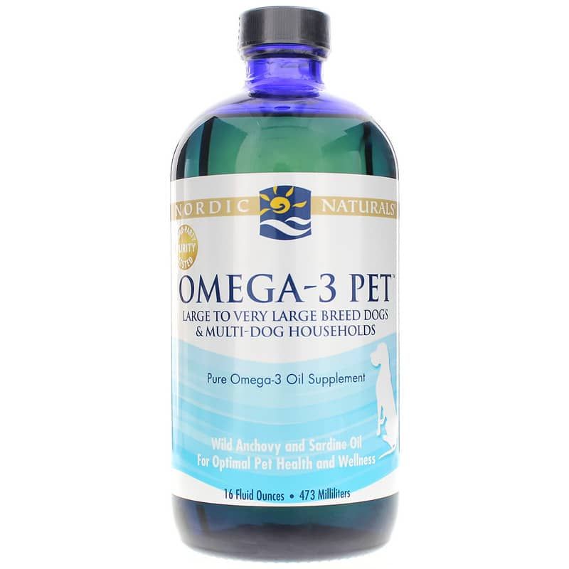 Omega-3 Pet Liquid Large to Very Large Dogs | Омега-3 жидкость для домашних животных для крупных и очень крупных собак