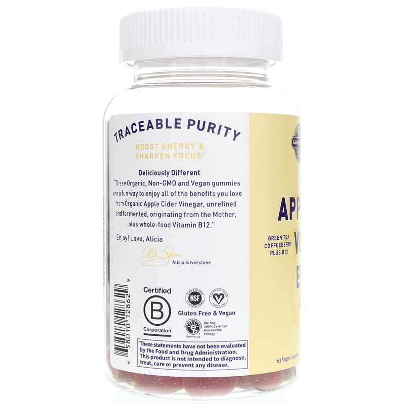 Organic Apple Cider Vinegar Energy Gummies | Органические энергетические жевательные конфеты с яблочным уксусом