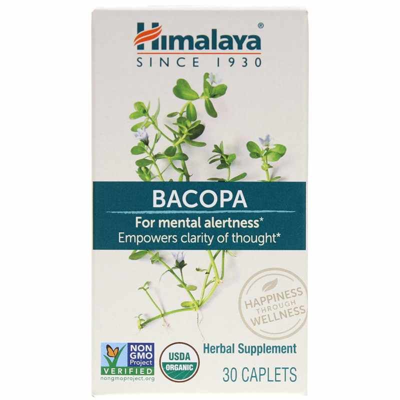 Organic Bacopa, 30 Caplets | Органічна бакопа, 30 капсул
