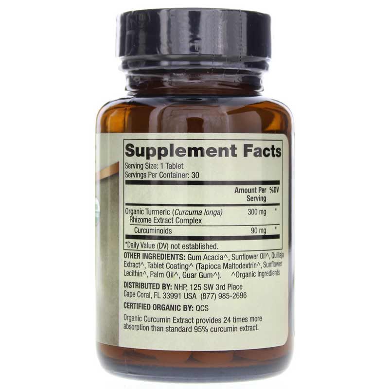 Organic Curcumin Extract, 30 Tablets | Органический экстракт куркумина, 30 таблеток