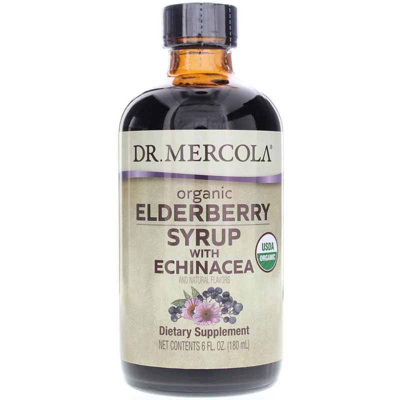Organic Elderberry Syrup with Echinacea | Органический сироп бузины с эхинацеей
