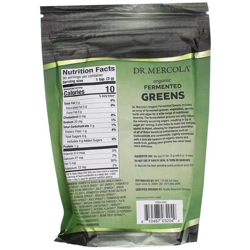 Organic Fermented Greens | Органическая ферментированная зелень