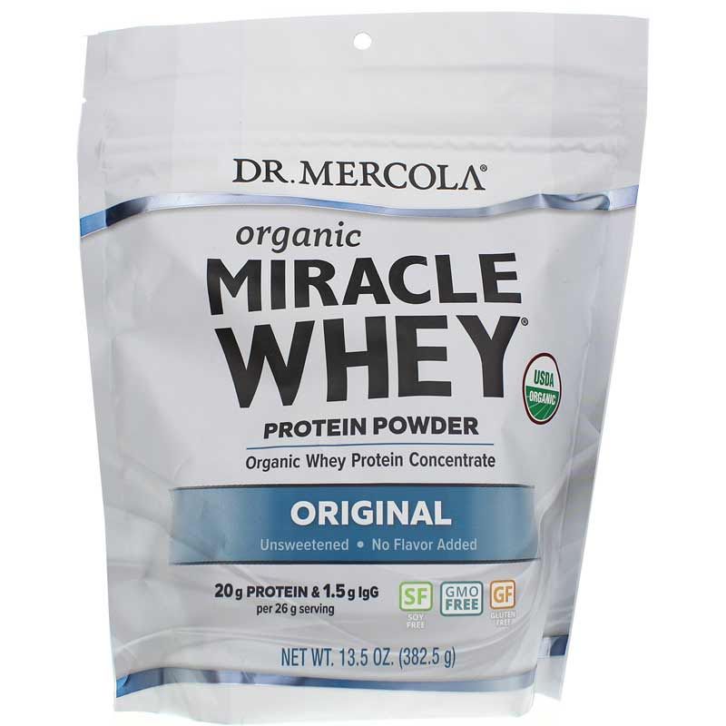 Organic Miracle Whey Protein, Original | Органический чудодейственный сывороточный протеин, Оригинал