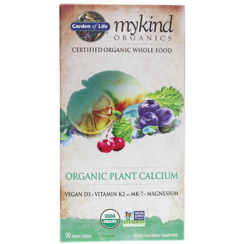 Organic Plant Calcium with Vegan D3, 90 Veg Tablets | Органічний рослинний кальцій із веганським D3, 90 Вегетаріанський таблеток