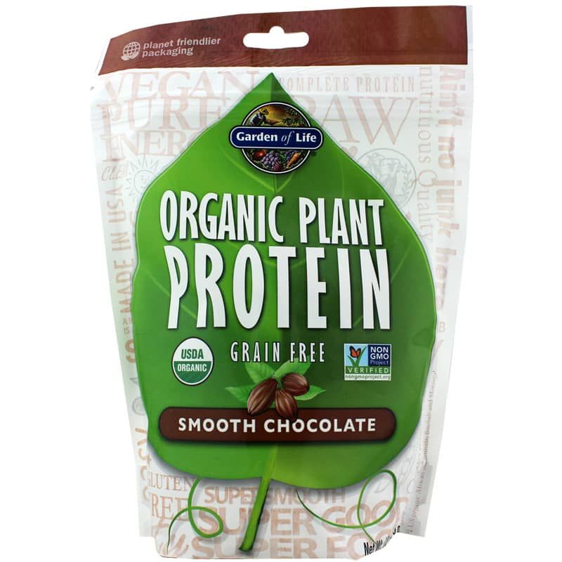 Organic Plant Protein, Smooth Chocolate | Органічний рослинний білок, Гладкий шоколад