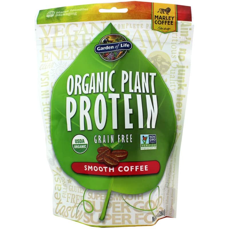 Organic Plant Protein, Smooth Coffee | Органічний рослинний білок, Гладка кава