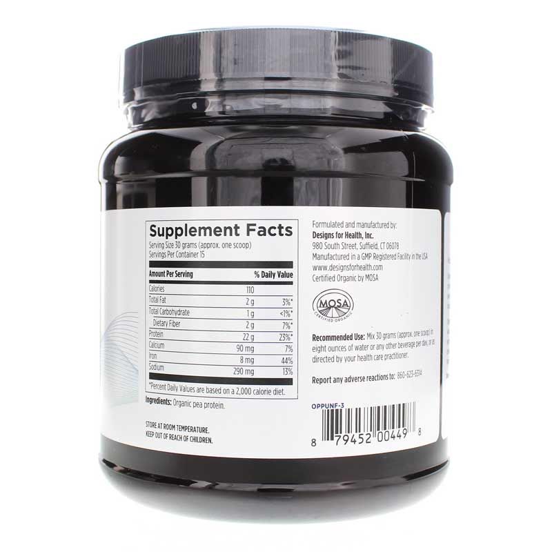 Organic PurePea Protein, Unflavored | Органический протеин PurePea, Неароматизированный