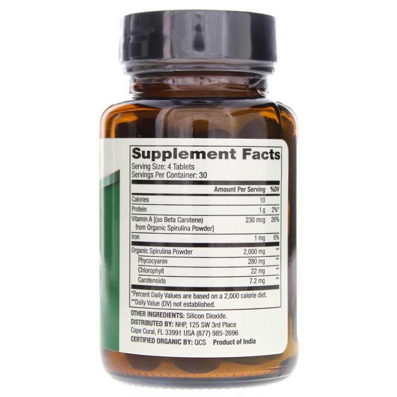 Organic Spirulina 2000 Mg | Органическая спирулина 2000 мг