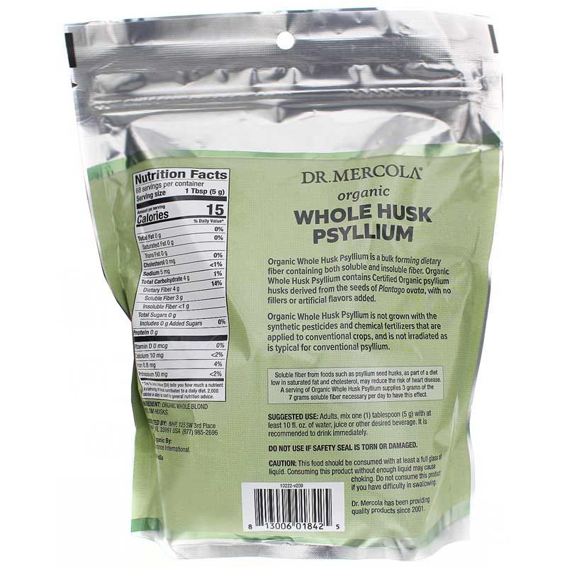 Organic Whole Husk Psyllium | Органическая цельная шелуха псиллиума