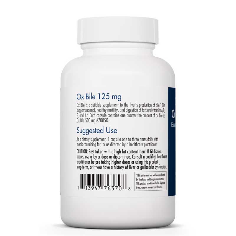 Ox Bile 125 Mg | Бычья желчь 125 мг