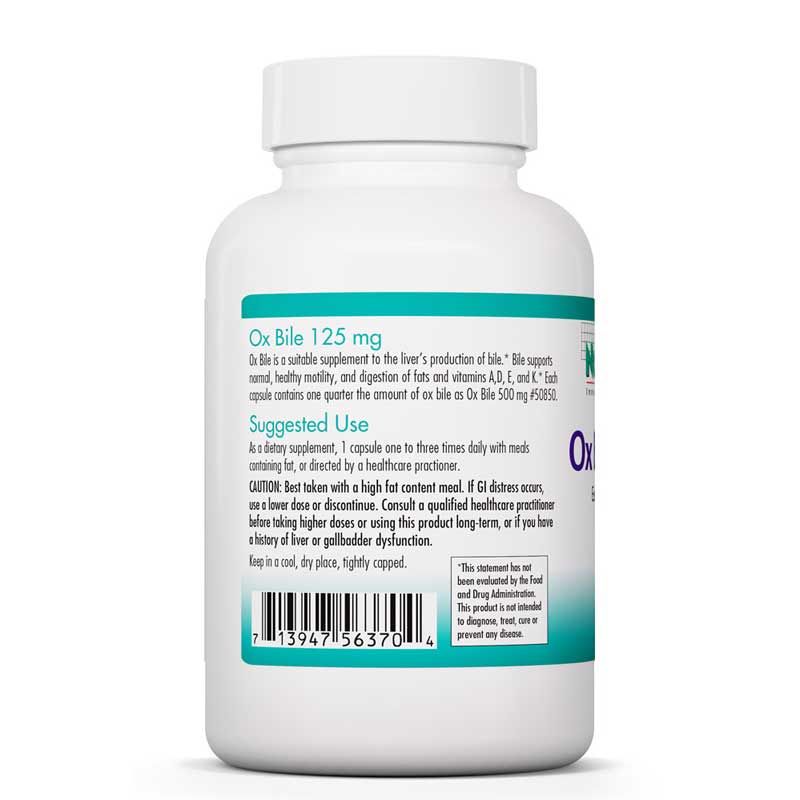 Ox Bile 125 Mg, 180 Veg Capsules, Nutricology | Бычья желчь 125 мг, 180 вегетарианских капсул, nutricology