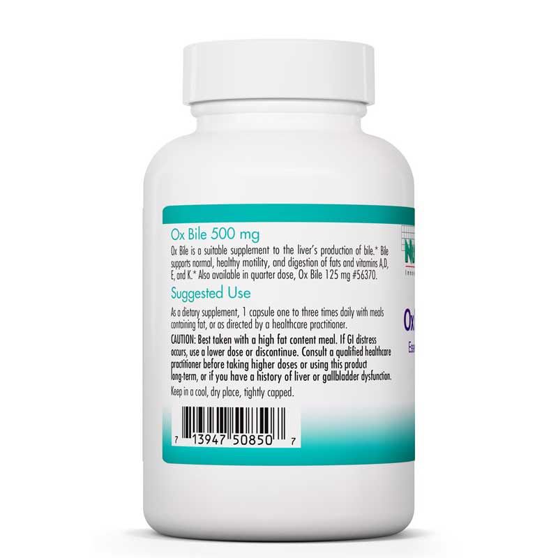Ox Bile 500 Mg, 100 Veg Capsules, Nutricology | Бичача жовч 500 мг, 100 рослинних капсул, нутрикологія