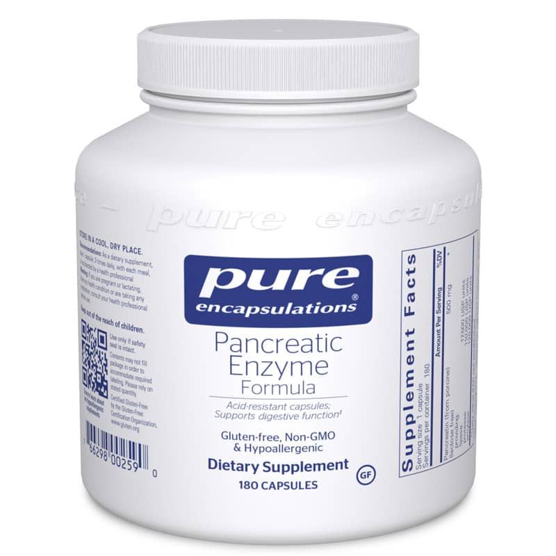 Pancreatic Enzyme Formula, 180 Capsules | Формула ферментов поджелудочной железы, 180 капсул