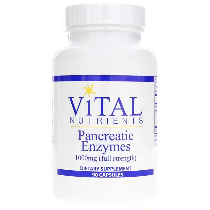 Pancreatic Enzymes 1000 Mg, 90 Capsules | Панкреатичні ферменти 1000 мг, 90 капсул