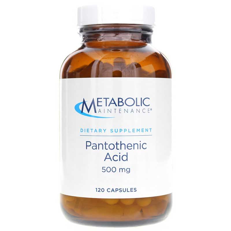 Pantothenic Acid 500 Mg, 120 Capsules | Пантотеновая кислота 500 мг, 120 капсул
