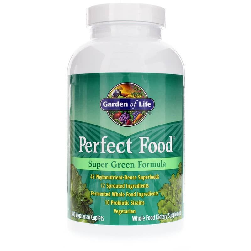 Perfect Food Super Green Formula Caplets | Ідеальне харчування супер зелена формула капсули