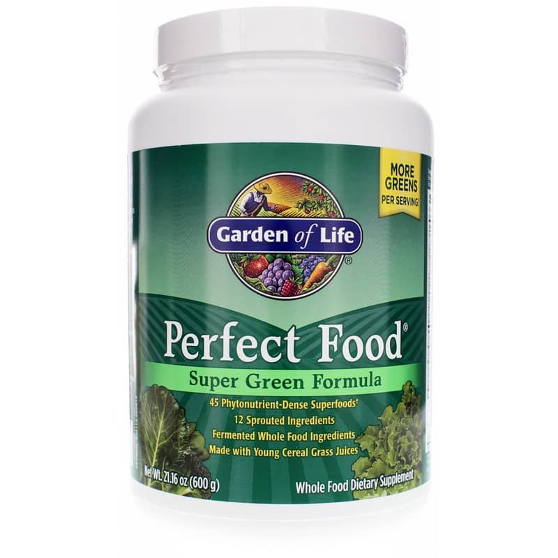 Perfect Food Super Green Powder, 21.16 Oz | Суперзелений порошок perfect food, 21,16 унції