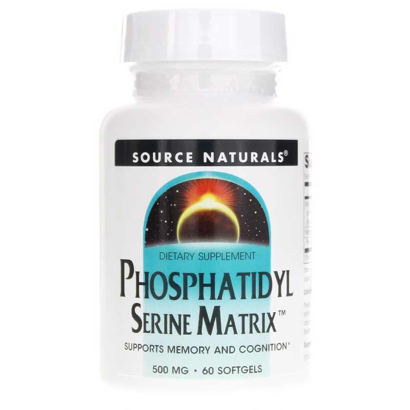 Phosphatidyl Serine Matrix 500 Mg, 60 Softgels | Фосфатидилсерин матрикс 500 мг, 60 гелевых капсул