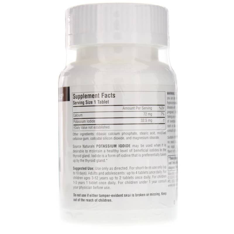 Potassium Iodide 32.5 Mg, 240 Tablets | Йодистый калий 32,5 мг, 240 таблеток