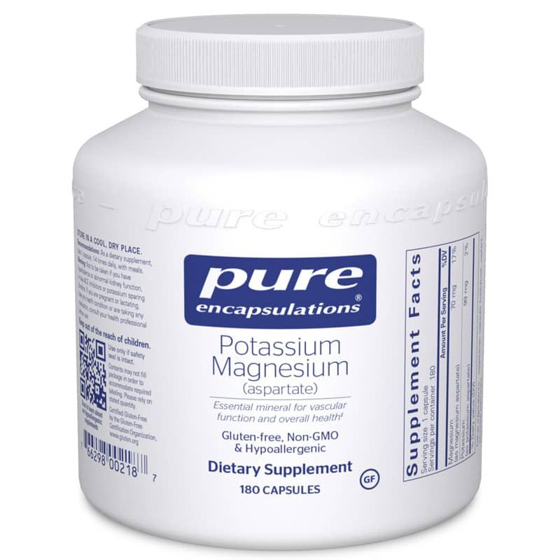 Potassium Magnesium (aspartate), 180 Capsules | Калий магний (аспартат), 180 капсул