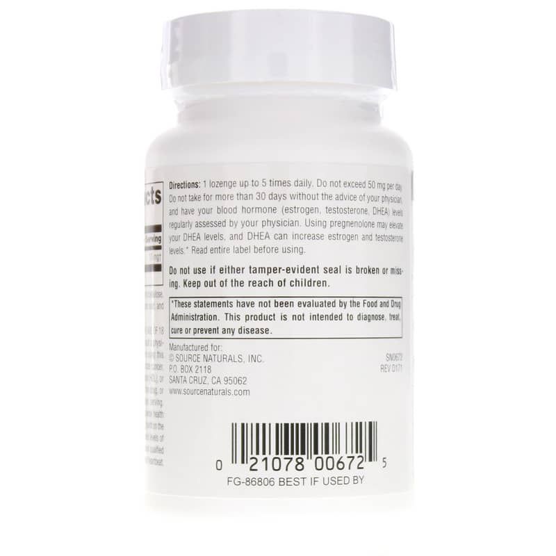Pregnenolone 10 Mg Cherry Lozenges, 120 Lozenges | Прегненолон 10 мг вишневые пастилки, 120 ландышей