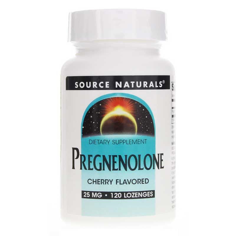 Pregnenolone 25 Mg Cherry Lozenges, 120 Lozenges | Прегненолон 25 мг вишневые пастилки, 120 ландышей