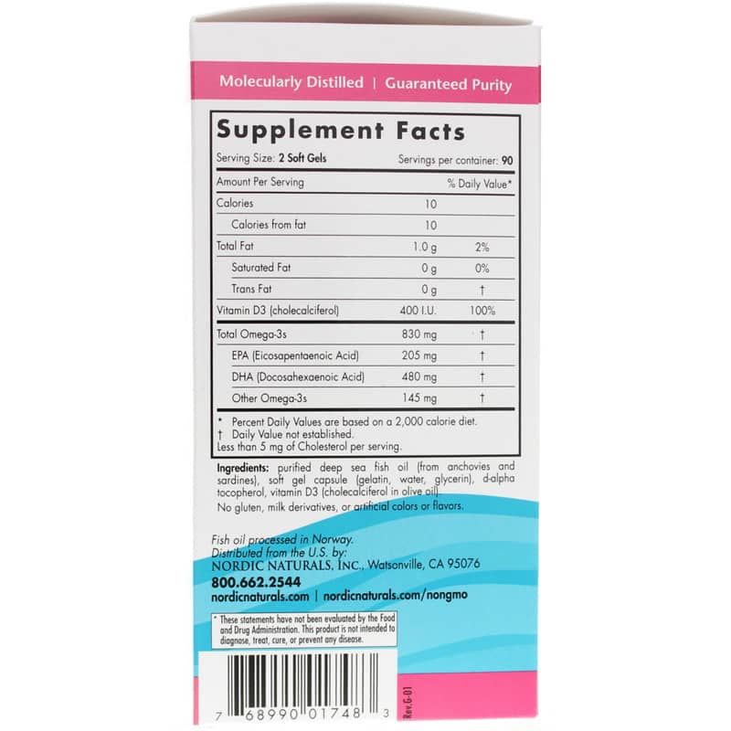 Prenatal DHA, 180 Softgels | Пренатальная ДГК, 180 гелевых капсул