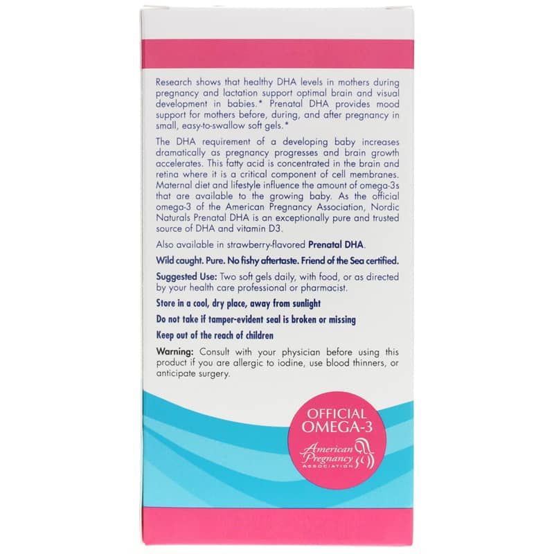 Prenatal DHA, 180 Softgels | Пренатальная ДГК, 180 гелевых капсул