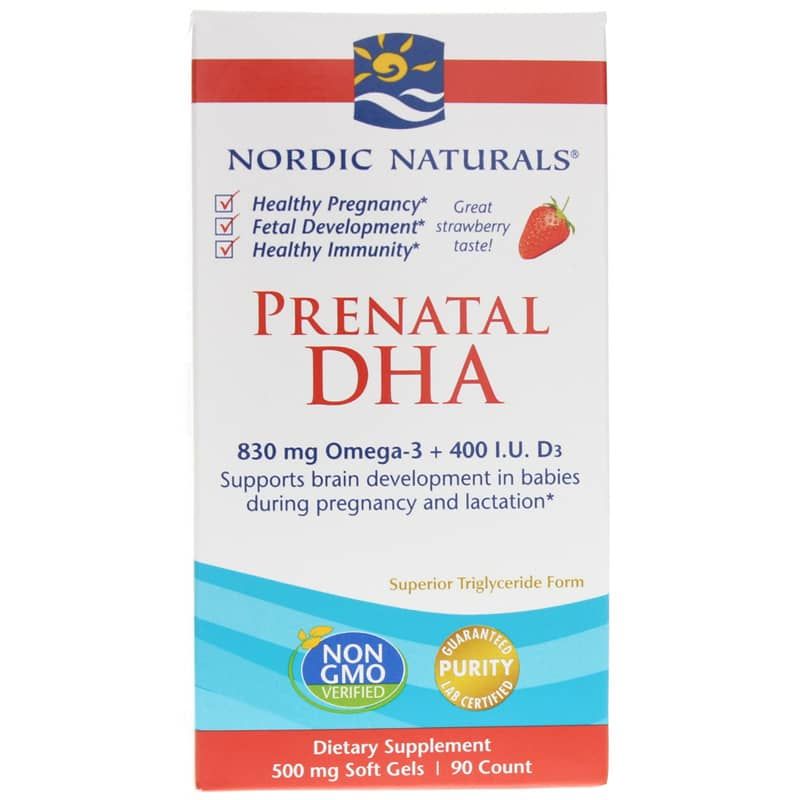Prenatal DHA Strawberry | Пренатальна ДГК полуниця